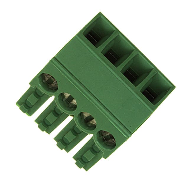 TERM BLOCK PLUG 4POS STR 3.5MM 284506-4 AMP Connectors / TE ...