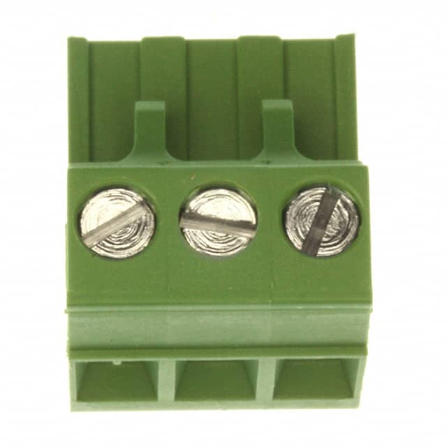 TERM BLOCK PLUG 3POS STR 5MM 796858-3 AMP Connectors / TE Connectivity製 ...