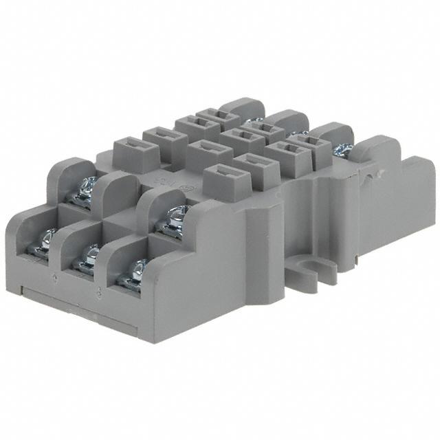 【27E121】RELAY SOCKET 11 POS CHASSIS MT