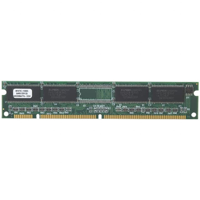 MODULE SDRAM 64MB 133MHZ 168DIMM W9D308647PA-333 Wintec Industries製｜電子 ...