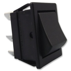 【C1560AAAAA】SWITCH ROCKER DPDT BLACK ON-ON