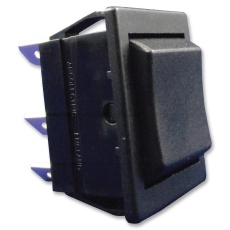 【C1570ALAAA】SWITCH ROCKER DPDT BLACK ON-OFF-ON