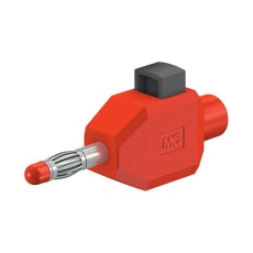 【KLS4 ROT】PLUG SPRING LOADED 4MM RED PK2