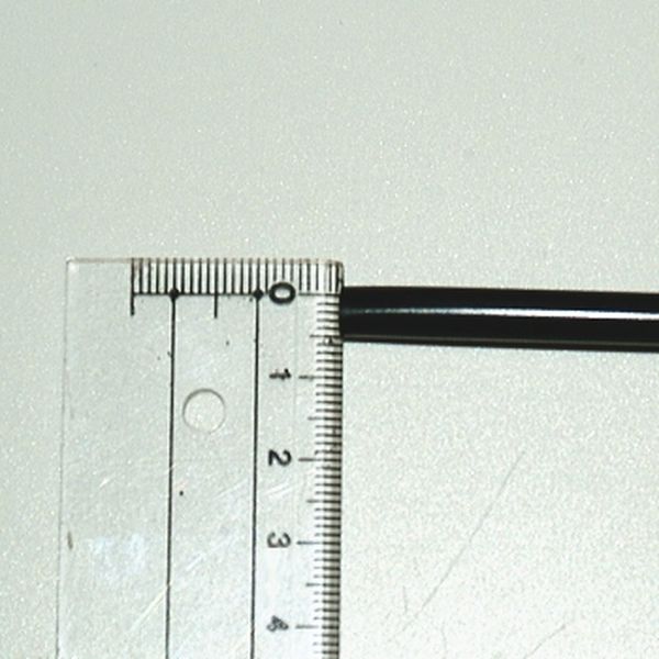 【ｽﾐﾁｭｰﾌﾞC5B】熱収縮チューブ 低温収縮型 5mm 黒 1mカット品