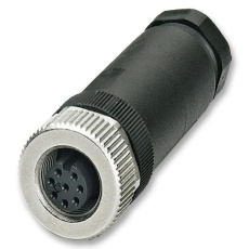 【SACC-M12FS-8CON-PG9-M】RECEPTACLE M12 PLUSCON A CODE 8 WAY