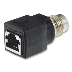 【21 03 381 2401】ADAPTOR M12 SKT/RJ45 STR HARAX 4P