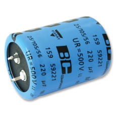 【MAL215959471E3】CAP ALU ELEC 470UF 500V SNAP IN