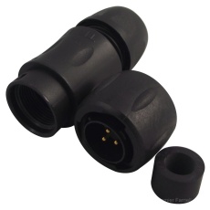 【UTS6JC12E3P】CIRCULAR CONNECTOR PLUG 3 WAY CABLE