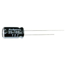 【10YXJ100MTA5X11】CAP ALU ELEC 100UF 10V RAD