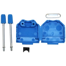 【MC-DPPK9-BLUE-K】BACKSHELL PLASTIC VERTICAL BLUE 9WAY