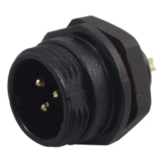 【FM686803】CIRCULAR RECEPTACLE PIN 3 WAY PANEL