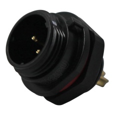 【FM686809】CIRCULAR RECEPTACLE PIN 9 WAY PANEL