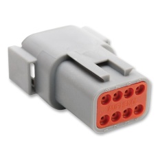 【ATM04-08PA】CONNECTOR HOUSING RCPT 8 WAY PLASTIC