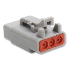 【ATM06-3S】CONNECTOR HOUSING PLUG 3 WAY PLASTIC