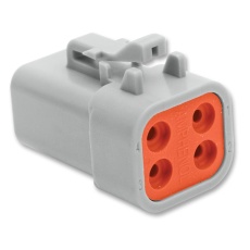 【ATP06-4S】CONNECTOR HOUSING PLUG 4 WAY PLASTIC