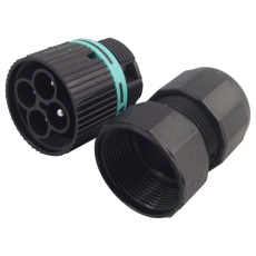【THB.387.A4A】CIRCULAR CONNECTOR PLUG 4 WAY CABLE