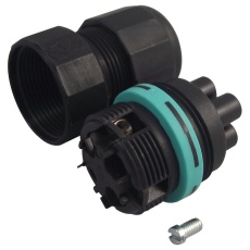 【THB.387.B4A】CIRCULAR CONNECTOR RCPT 4 WAY CABLE