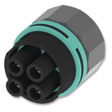 【THB.387.D2A】CIRCULAR CONNECTOR RCPT 2 WAY PANEL