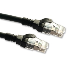 【2996AS-0.5BK】PATCH LEAD CAT6A BLACK 0.5M