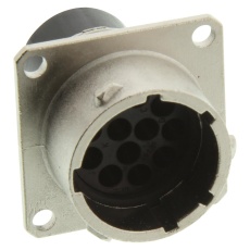 【UT001412PH】CONNECTOR CIRCULAR RCPT 12POS PANEL
