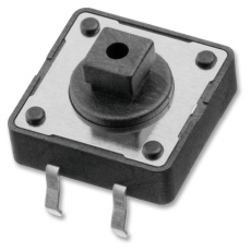 【430476073716】SWITCH TACTILE 0.05A 12VDC THT
