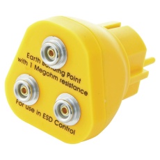 【MC0700017】BONDING PLUG EURO 3STUD 1MOHM