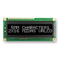 【MC21605G12W-VNMLWI】LCD ALPHA-NUM 16 X 2 WHITE