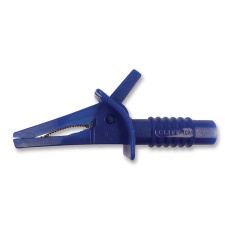 【FCR7943】CROCODILE CLIP 25MM BLUE 10A