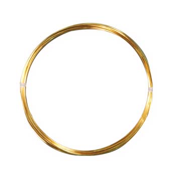 【GW-N-0.9】金メッキOFC線(被覆なし)0.9mmφX 4M