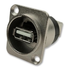 【CP30110】GENDER CHANGER XLR SHELL USB A-B SKT