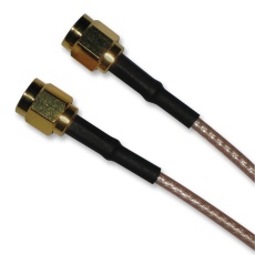 【135101-01-M0.25】COAXIAL CABLE RG316/U SMA PLUG 0.25M