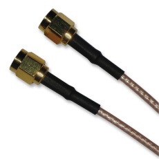 【135101-01-M0.50】COAXIAL CABLE RG316/U SMA PLUG 0.5M