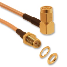 【135111-01-M0.25】COAXIAL CABLE RG316/U PLUG-JACK 0.25M