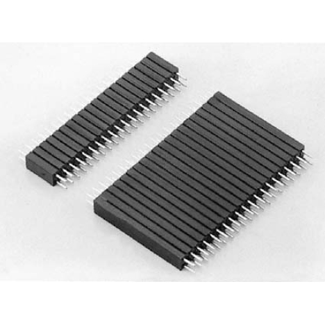 【MLW-1.2-20PW】基板二段重ね用 固定型・二列タイプ H=1.2mm(10本入)