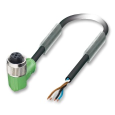 【SAC-4P- 5.0-PUR/M12FR】SENSOR CABLE 4POS M12 R/A SOCKET 5M
