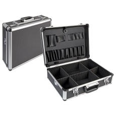 【D01815】TOOL CASE BLACK ALUMINIUM