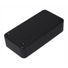 【BIM2002/12-BLK/BLK】PCB BOX ENCLOSURE ABS BLACK