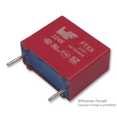 【890334023023CS】CAP FILM PP 0.1UF 310VAC RAD