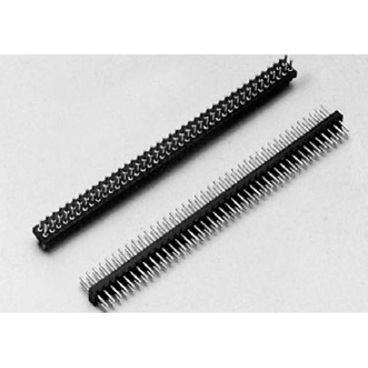 【MXW-1-1-40PW】超小型二段重ね用端子 2列タイプ 1.27mmピッチ L=2.8mm(10本入)