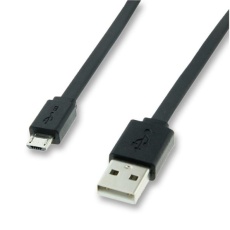 【11.02.8760】CABLE USB 2.0 A-MICRO B PLUG 1M BLK