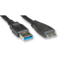 【11.02.8873】CABLE USB 3.0 A-MICRO B PLUG 0.8M BLK
