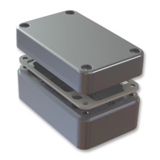 【487-130806A-68】PCB BOX ENCLOSURE ALUMINIUM GREY