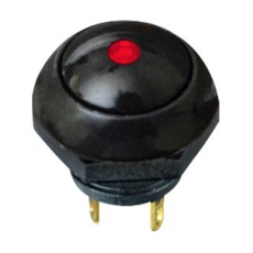 【LP9-31231F22】PB SWITCH ILLUM SPDT 5A 115V RED