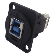 【CP30206N】USB ADAPTOR 3.0 TYPE B-TYPE A RCPT