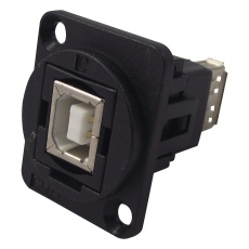 【CP30207N】USB ADAPTOR 2.0 TYPE B-TYPE A RCPT