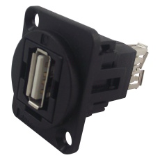 【CP30208N】USB ADAPTOR 2.0 TYPE A-TYPE A RCPT
