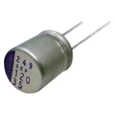 【63SXE33M】導電性高分子アルミ固体電解コンデンサー(OS-CON) 63V 33μF