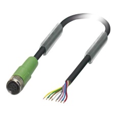 【SAC-8P- 5,0-PUR/M 8FS】SENSOR CORD 8P M8 RCPT-FREE END 5M