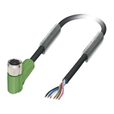 【SAC-6P- 1.5-PUR/M 8FR】SENSOR CORD 6P M8 RCPT-FREE END 1.5M