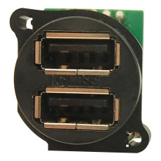 【CP30092】CONN XLR STACKED USB 2.0 2PORT 5POS